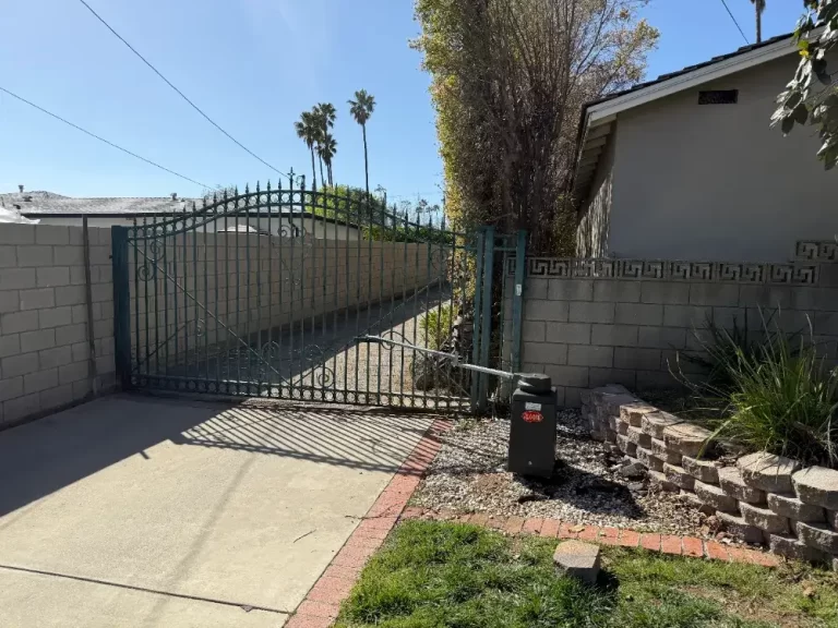 Automated steel swing gate, a PLL Garage Doors and Gates project
